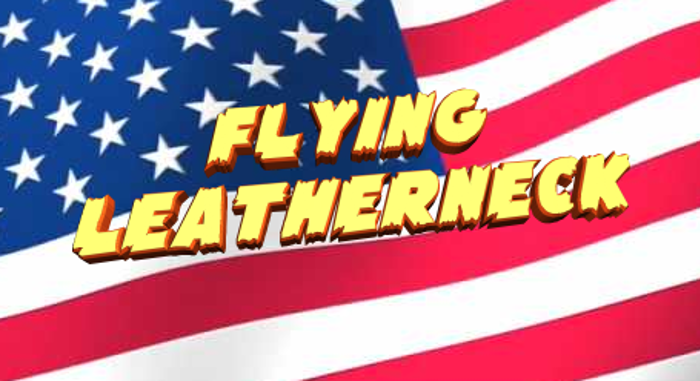 Flying Leatherneck Font poster