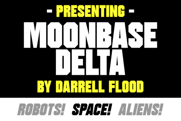 Moonbase Delta Font poster