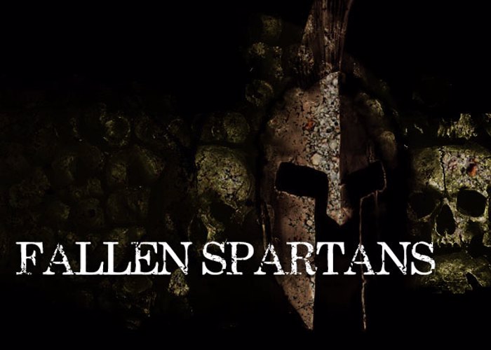 Fallen Spartans Font poster
