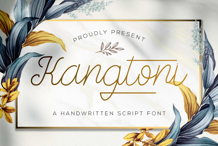 Kangtoni Font poster