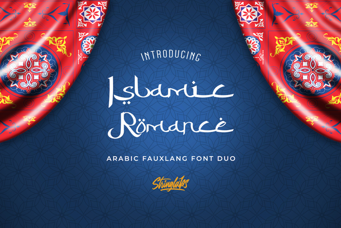 Islamic Romance Font poster