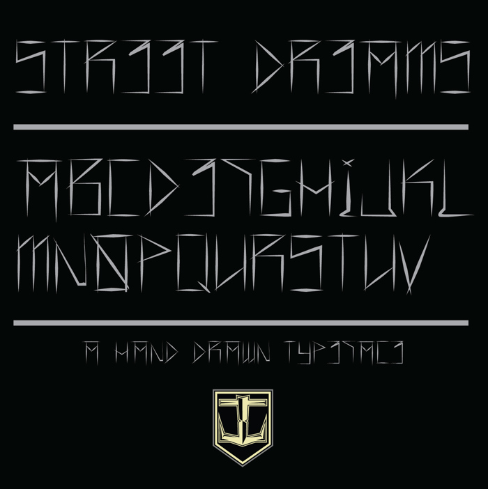 JL357_STREET DREAMS Font poster