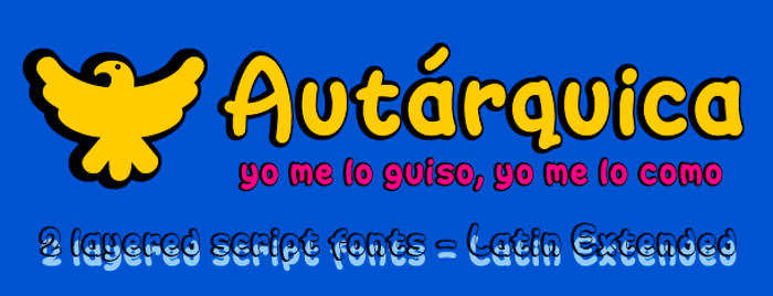 Autarquica Font poster
