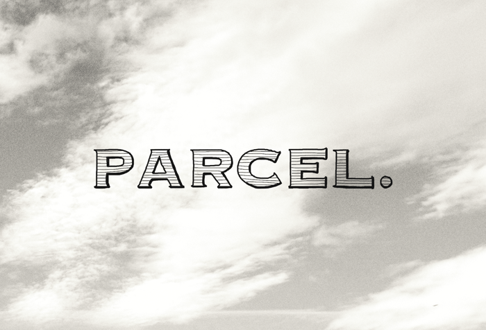 Parcel Font poster