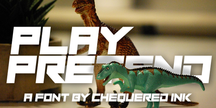 Play Pretend Font poster