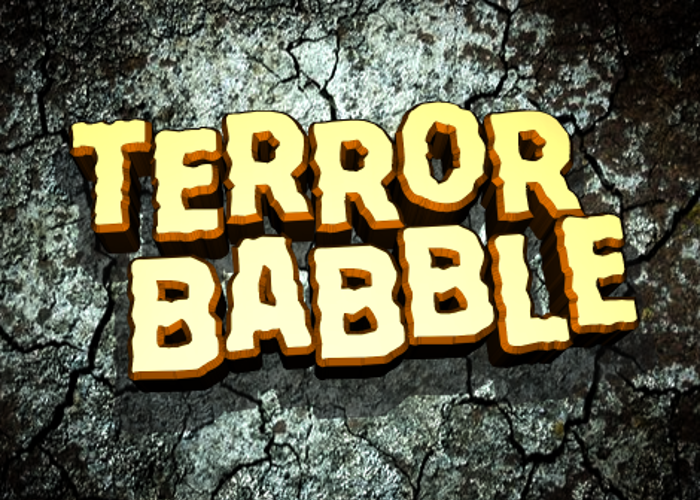 Terror Babble Font poster