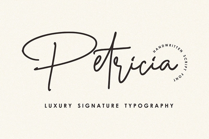 Petricia Font poster