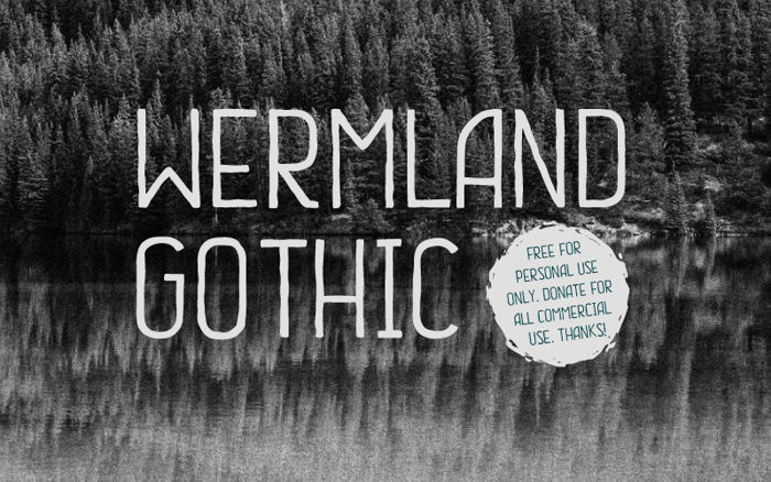 Wermland Gothic Font poster