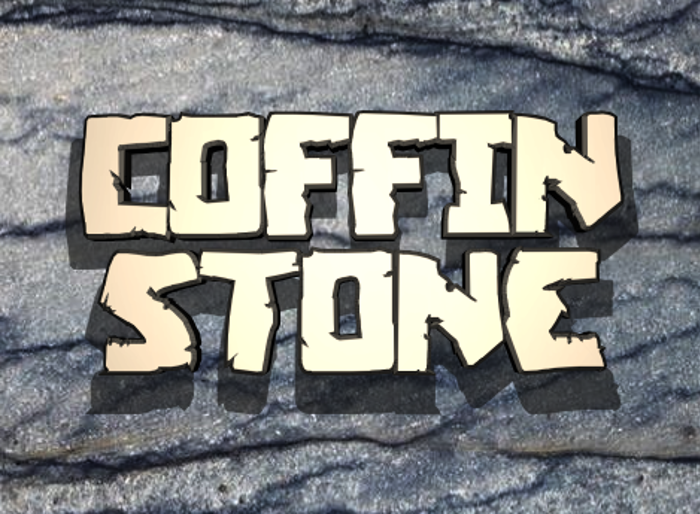 Coffin Stone Font poster
