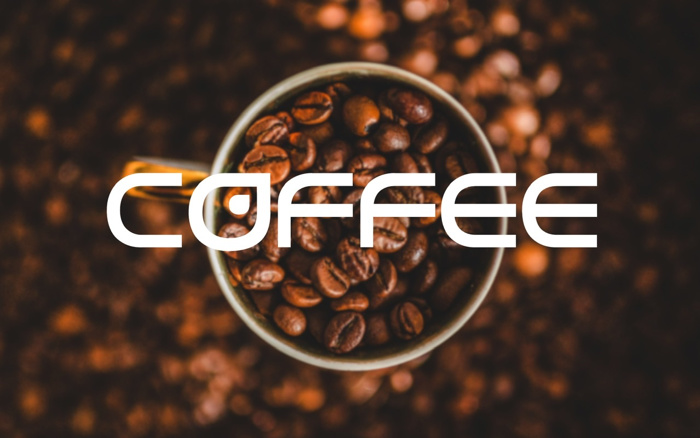 cup of coffee Font poster