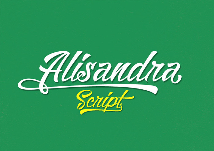 Alisandra Demo Font poster