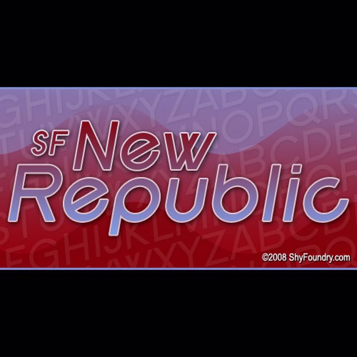 SF New Republic Font poster