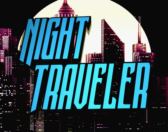 Night Traveler Font poster