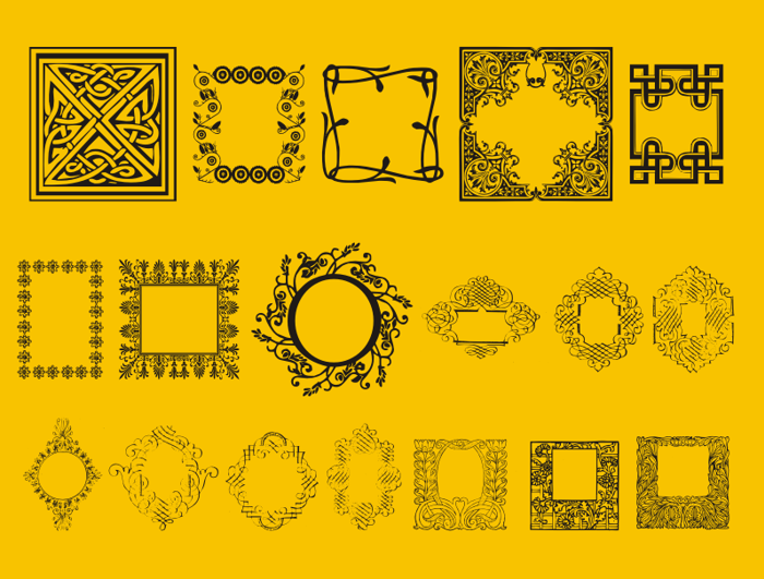 Caixinhas Decorativas Font poster