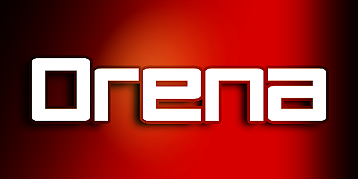 Orena Font poster
