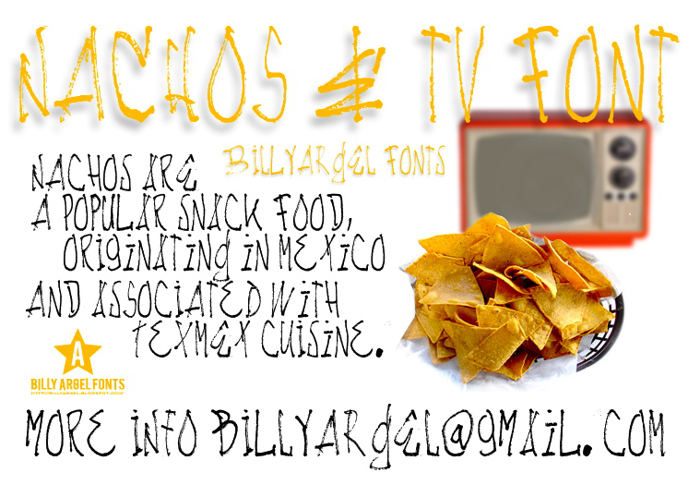 NACHOS & TV Font