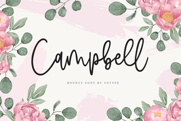 Campbell Font poster