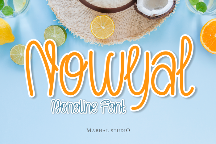 Nowyal Font poster