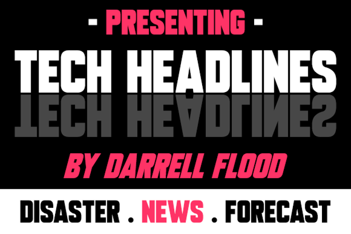Tech Headlines Font poster