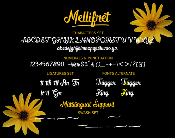 Mellifret_Demo Font poster