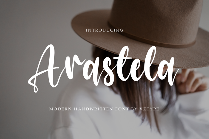 Arastela Font poster