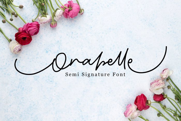 Orabelle Font poster