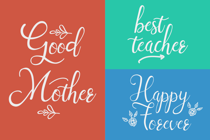 Sallisa Font poster