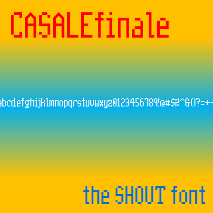 CasaleFinale NBP Font