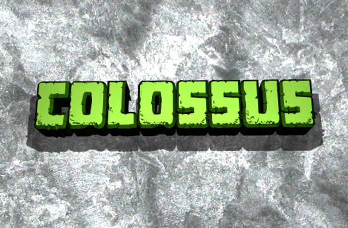 Colossus Font poster