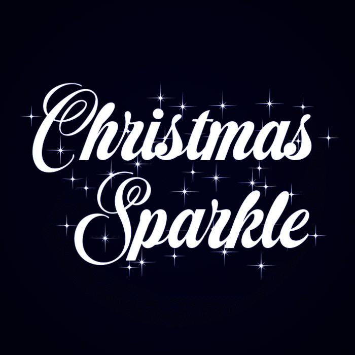 Christmas Sparkle Font poster
