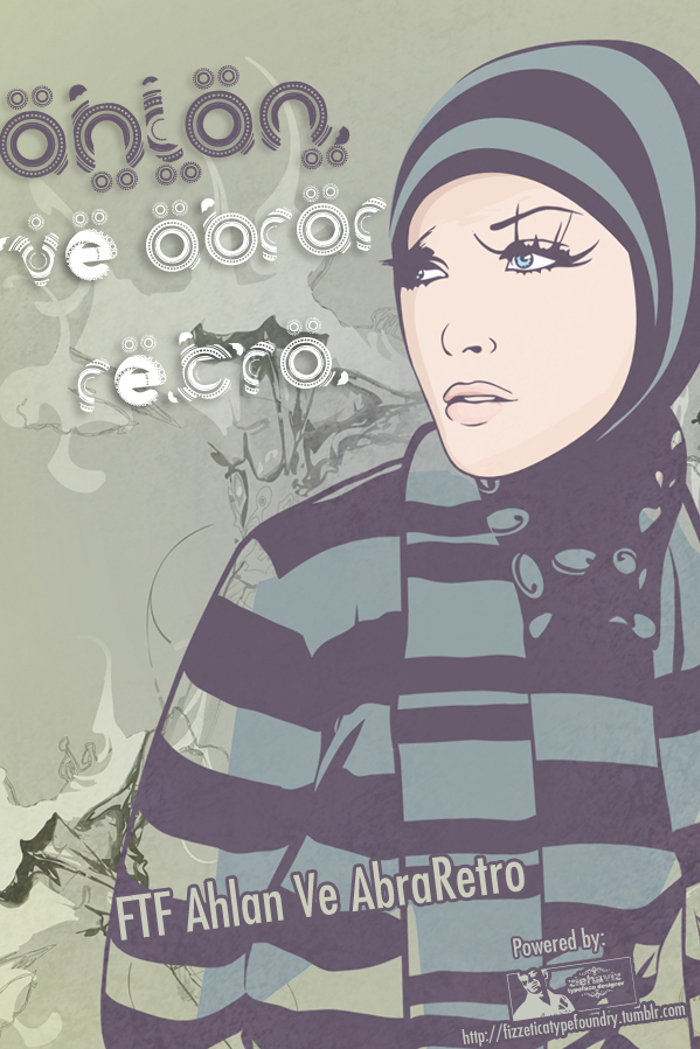 FTF Ahlan Ve AbraRetro vl.1 Font poster