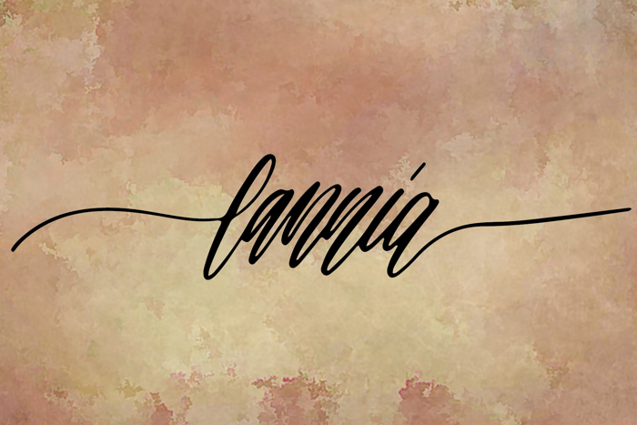 lannia Font poster