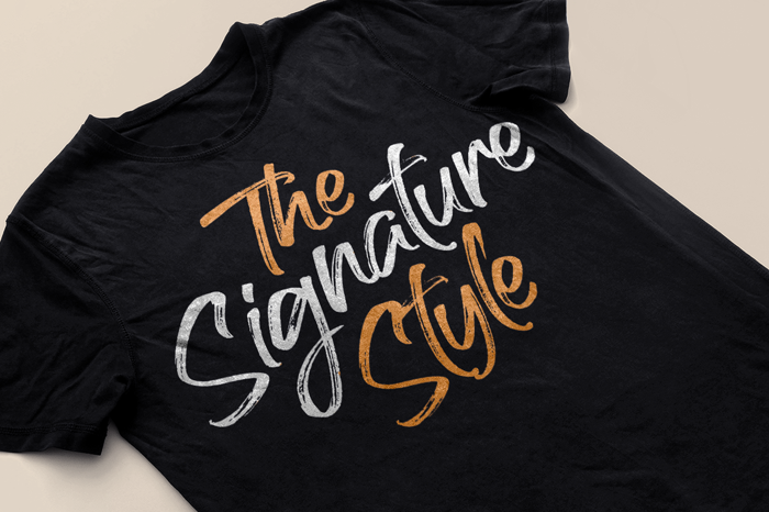Handscript Font poster