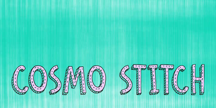 DK Cosmo Stitch Font poster