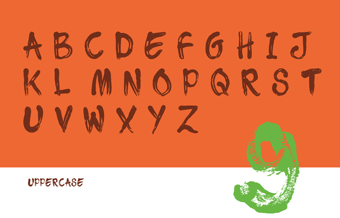 Tajamuka Script Font poster