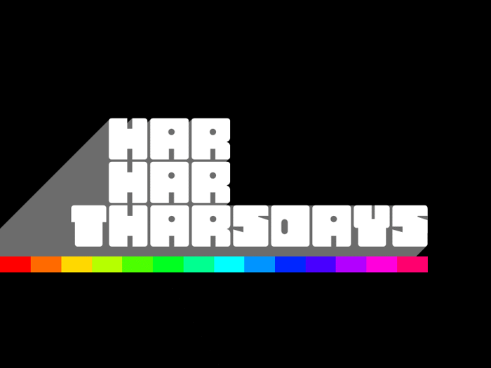 Har Filled Nights Font poster