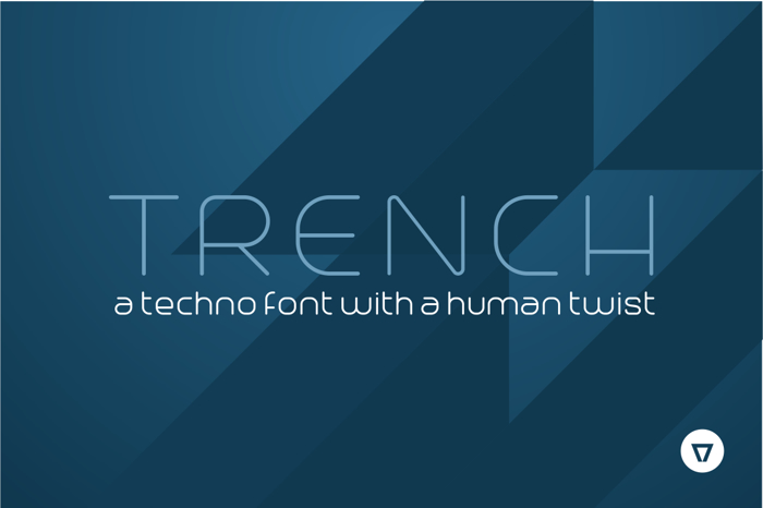 Trench Font poster