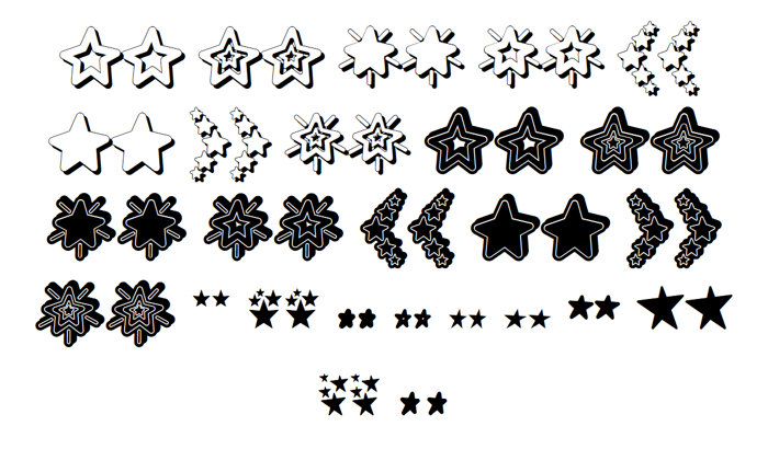 MF Star Dings 2 Font poster
