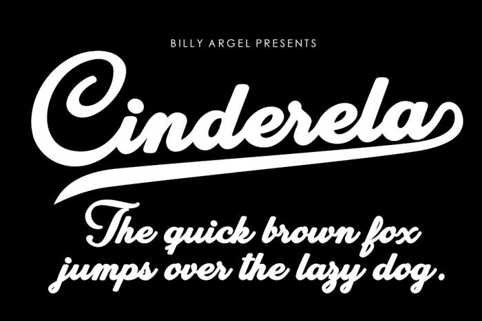 Cinderela Font poster