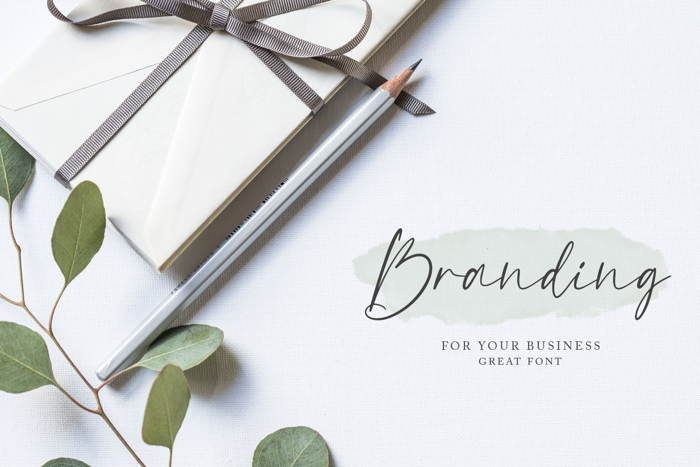 Borderline Font poster
