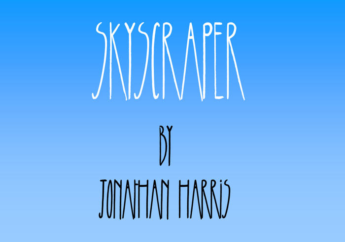Skyscraper Font poster