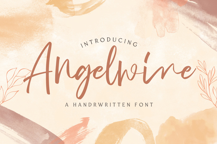 Angelwine Font poster
