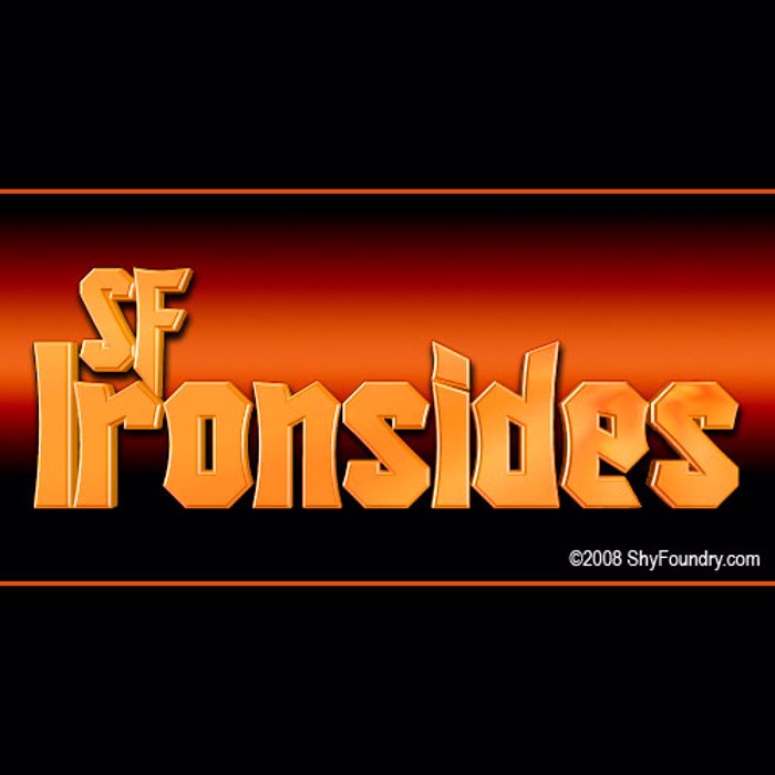 SF Ironsides Font poster