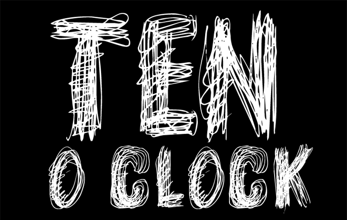 TEN O CLOCK Font