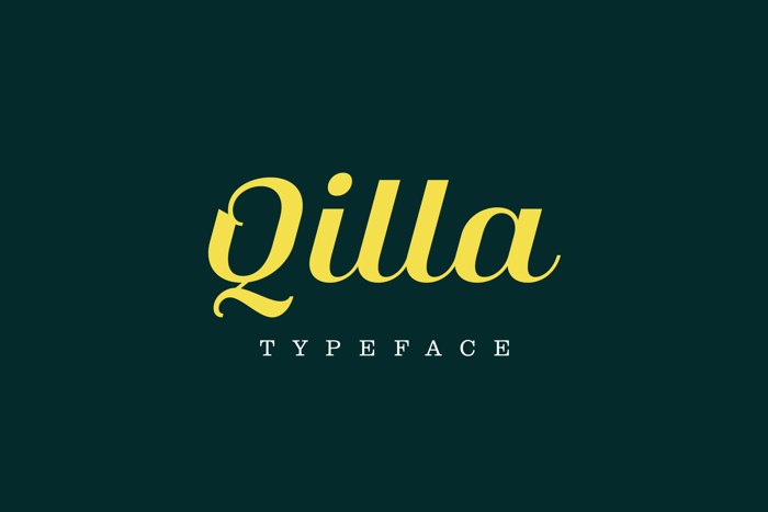 Qilla Font poster