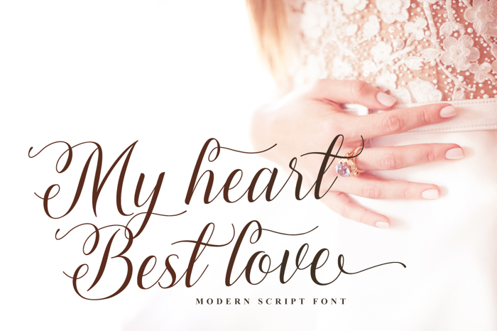 Lovely Girl Font poster