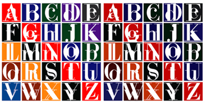 Bodoni Twins Caps Font poster