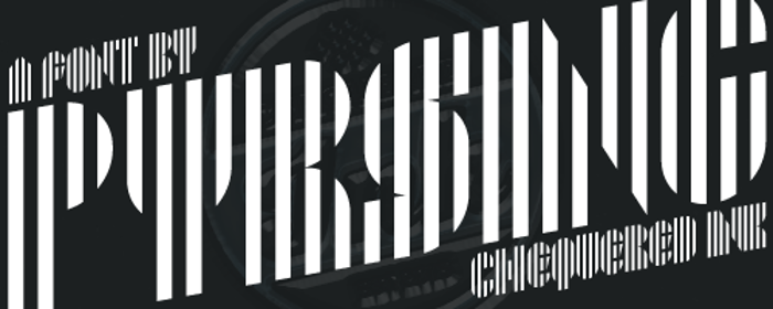 Pyrsing Font poster