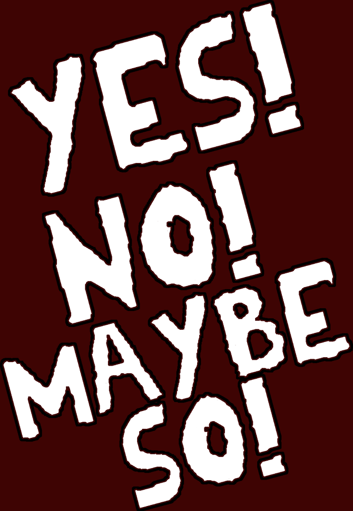 YES! Font poster