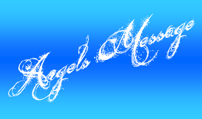 Angels Message Font poster